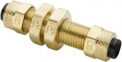 Compression Tube Bulkhead Union: Compression x Compression