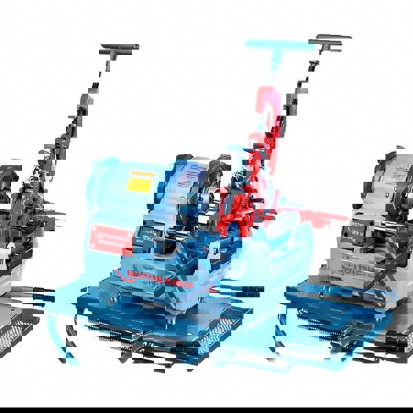 Pipe Threading Machines; Chuck Type: Cam Action Rear Chuck; Hammer-Type with Replaceable Inserts ; Motor Control Type: Forward/Off/Reverse with Integral Safety Foot Switch ; Maximum Spindle Speed (RPM): 40 ; Minimum Pipe Size Capacity (Inch): 1/2