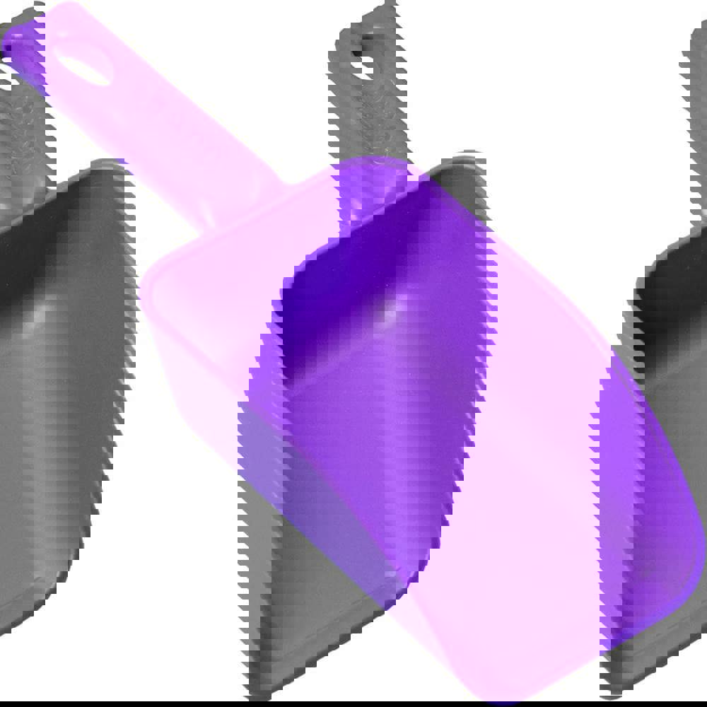 16 oz Purple Polypropylene Flat Bottom Scoop
