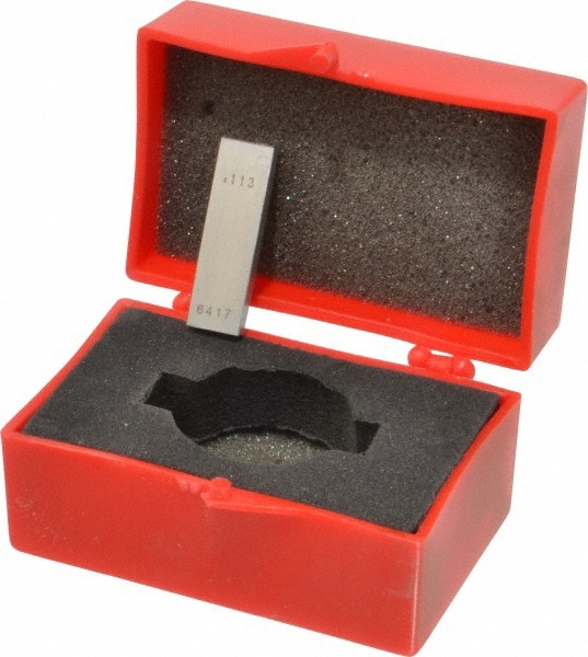 Rectangle Steel Gage Block: 0.113