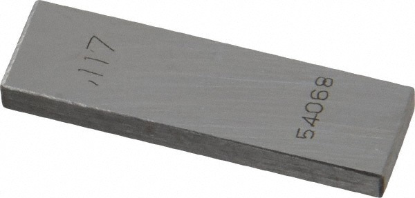 Rectangle Steel Gage Block: 0.117