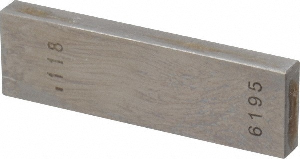 Rectangle Steel Gage Block: 0.118