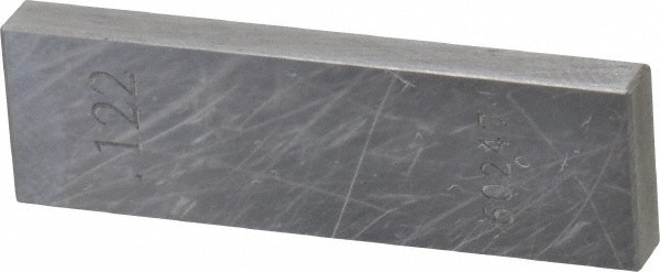 Rectangle Steel Gage Block: 0.122