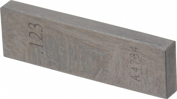 Rectangle Steel Gage Block: 0.123