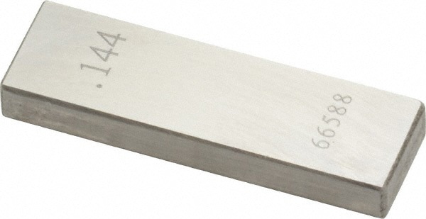 Rectangle Steel Gage Block: 0.144