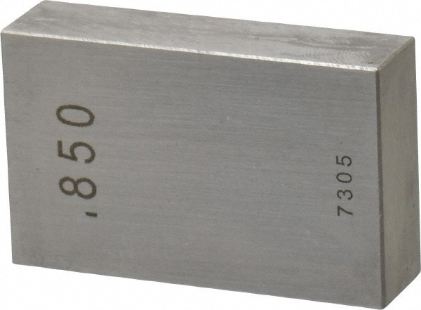 Rectangle Steel Gage Block: 0.85