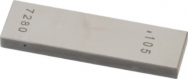 Rectangle Steel Gage Block: 0.105