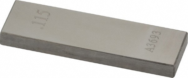 Rectangle Steel Gage Block: 0.115