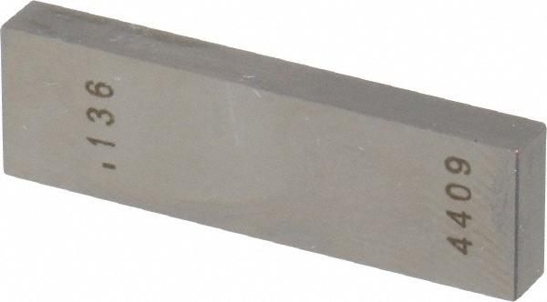 Rectangle Steel Gage Block: 0.136