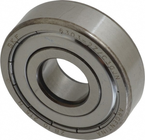 Deep Groove Ball Bearing: 47 mm OD, Double Shield