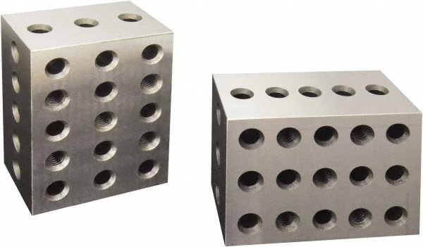Setup Block: 0.0003 Squareness, Hardened Steel, 2-3-4 Block