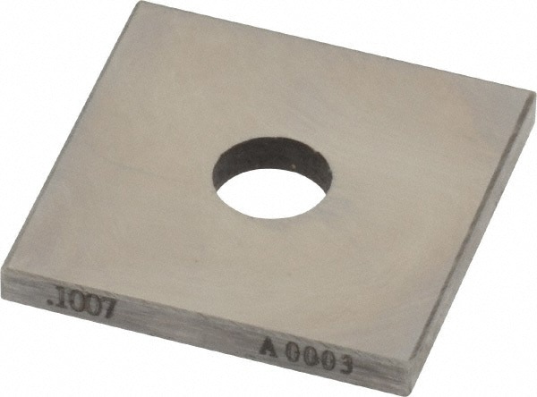 Square Steel Gage Block: 0.1007
