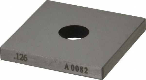 Square Steel Gage Block: 0.126