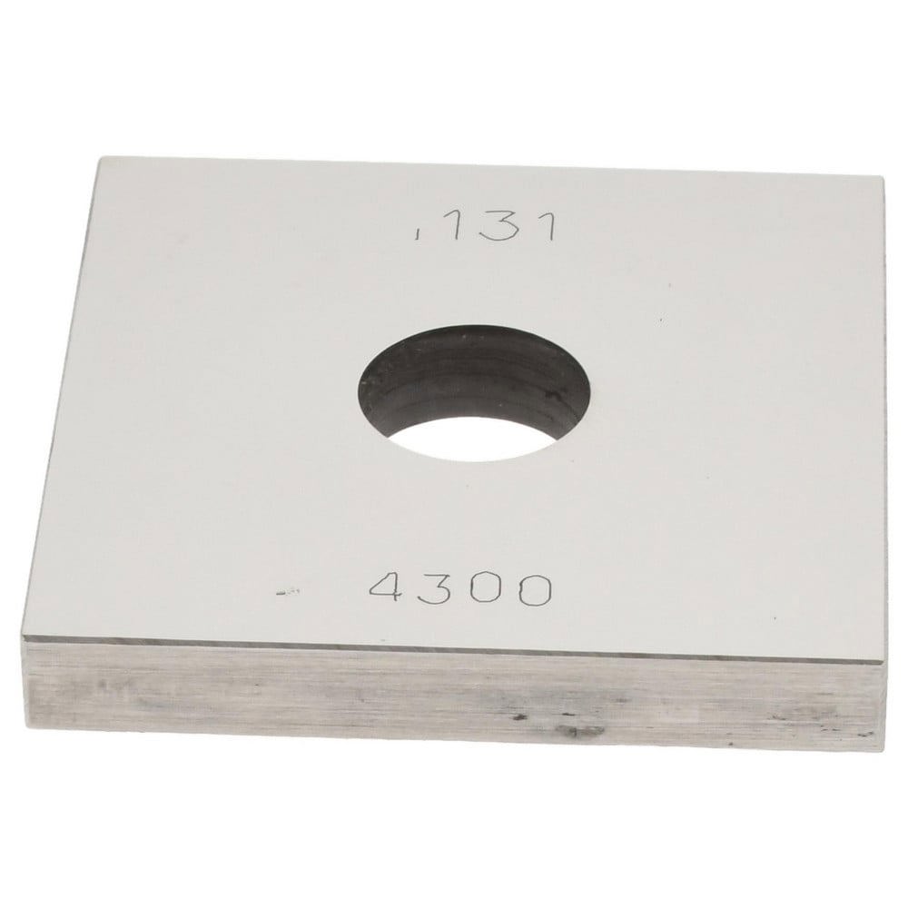 Square Steel Gage Block: 0.131