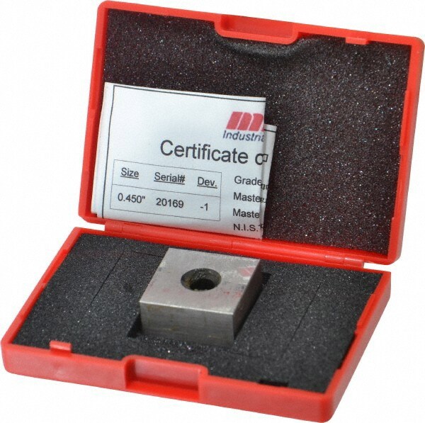 Square Steel Gage Block: 0.45
