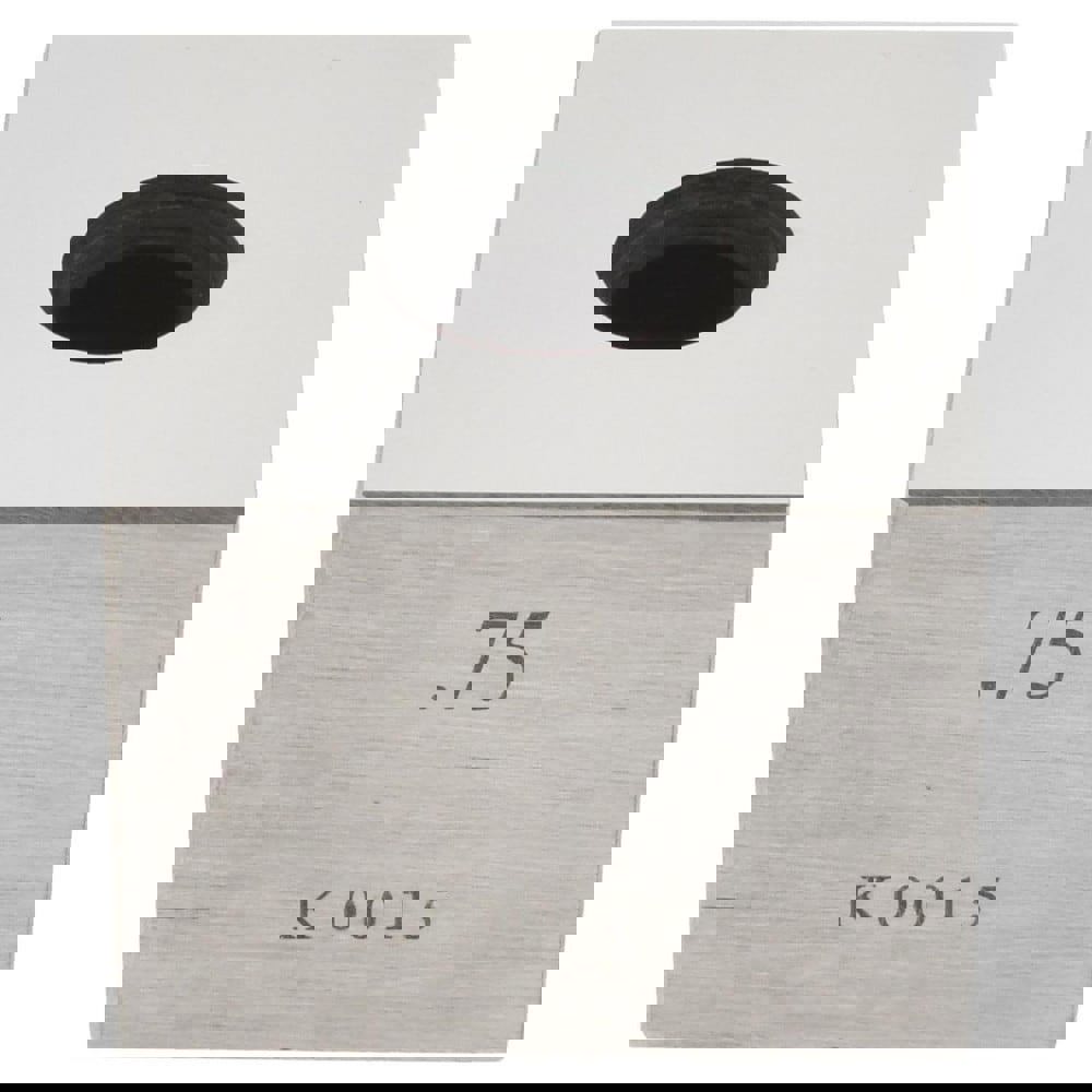 Square Steel Gage Block: 0.75