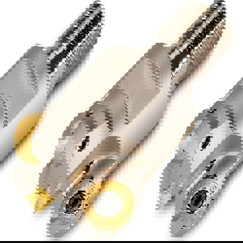 Indexable Copy End Mill: 15 to 25 mm Cut Dia, 5 mm Max Depth of Cut, Through Coolant