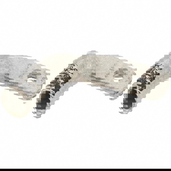 D Shaped Ring Terminal: Non-Insulated, 1/0 AWG, Crimp Connection