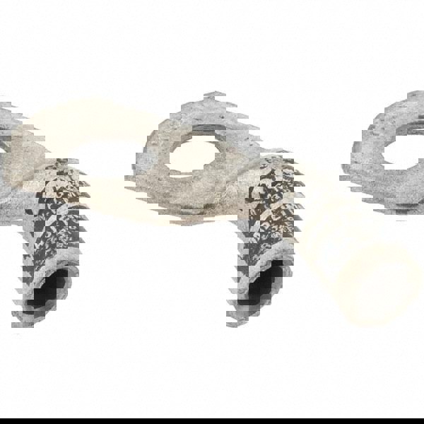 D Shaped Ring Terminal: Non-Insulated, 6 AWG, Crimp Connection