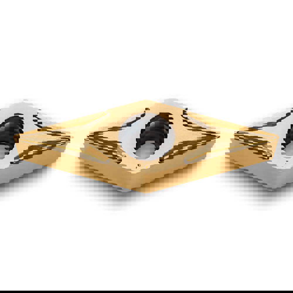 Turning Inserts; Relief Angle: 5 ; Insert Style: VBGT ; Corner Radius (Decimal Inch): 0.0160 ; Included Angle: 35.0 ; Manufacturer Grade: K10 ; Coating/Finish: Uncoated