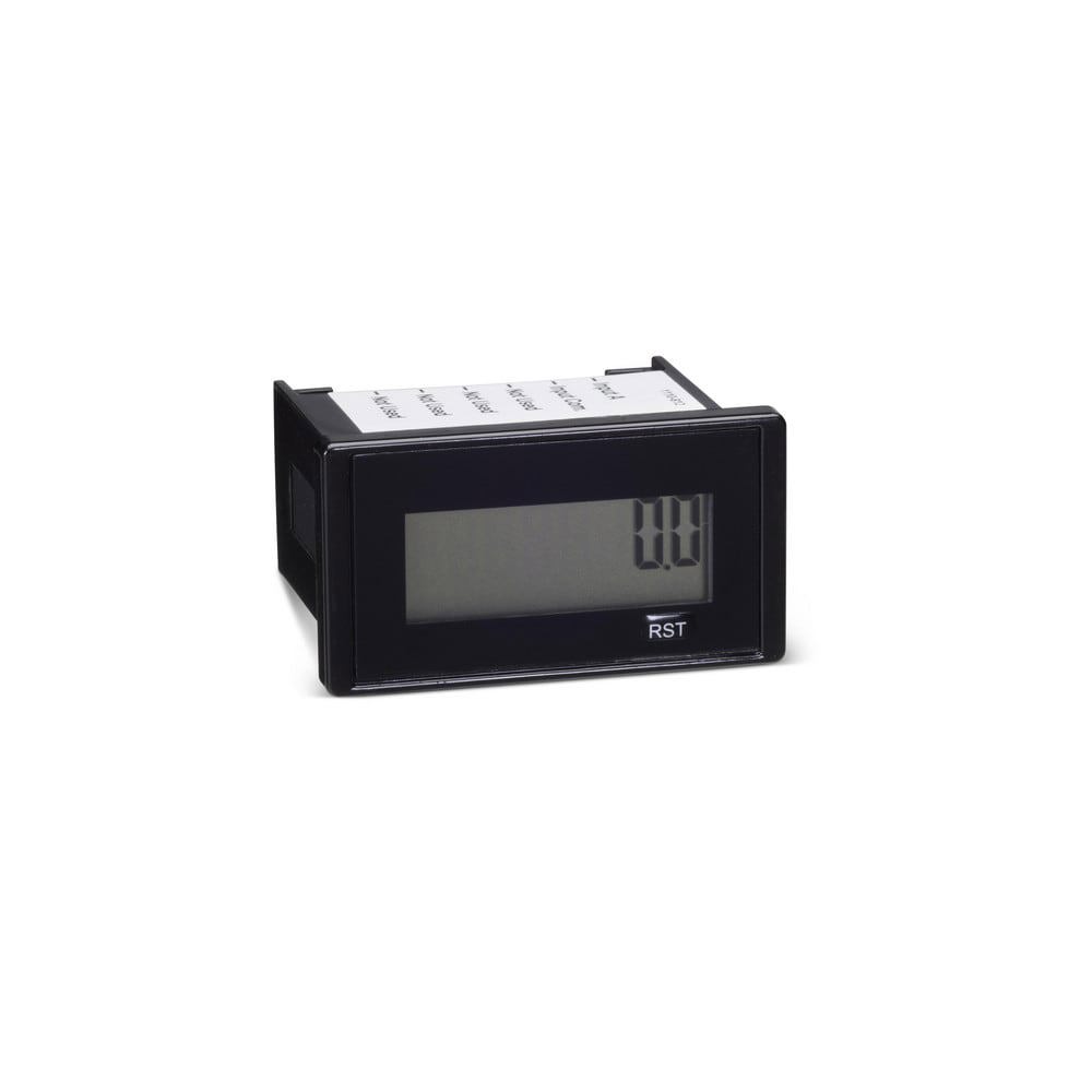 Counters & Totalizers; Counter Type: Hour Meter ; Display Type: LCD ; Mount Type: Front Panel ; Reset Type: Front Panel Push Button ; Maximum Count: 99999999 ; Scaler: No