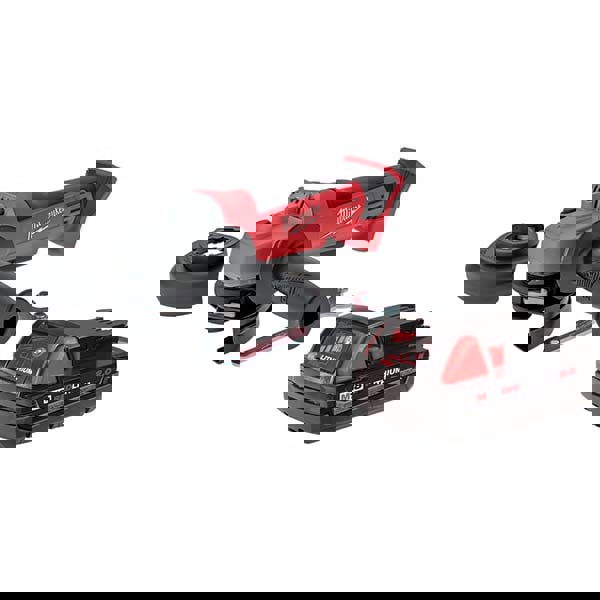 Cut-Off Tools & Cut-Off-Grinder Tools; Type of Power: Cordless; Handle Type: Right Angle; Speed (RPM): 9000.00; Voltage: 18 V; Wheel Diameter (Inch): 4-1/2; Handle Type: Right Angle; Batteries Included: Yes; Number Of Batteries: 1; Battery Chemistry: Lith