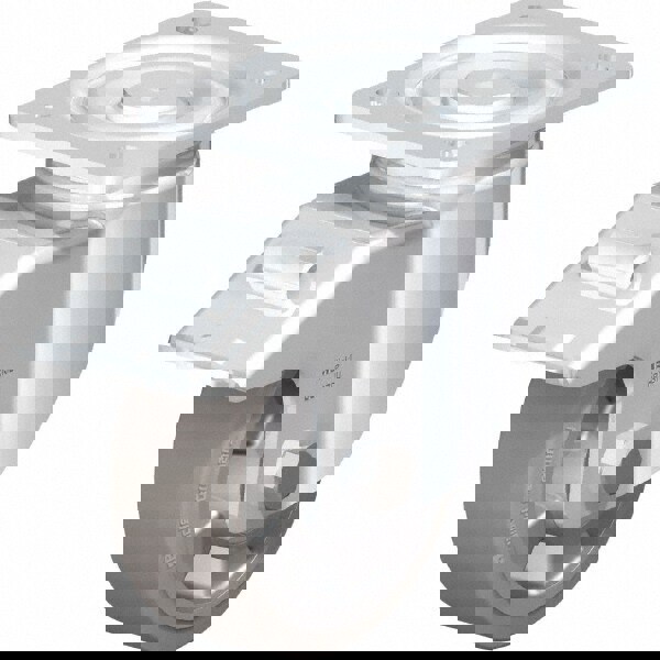 Swivel Top Plate Caster: Solid Rubber, 5