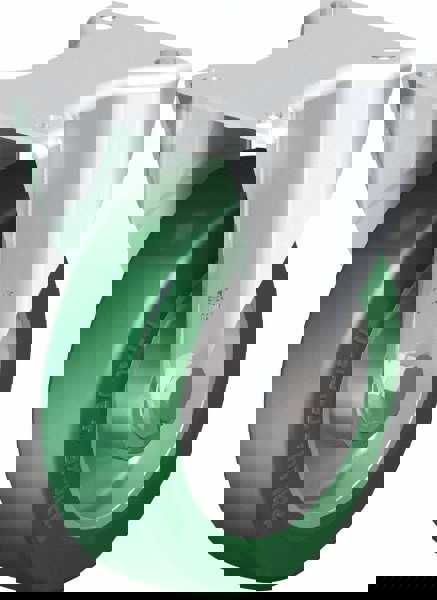 Rigid Top Plate Caster: Polyurethane-Elastomer Blickle Softhane, 5