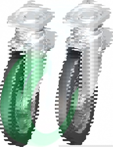 Swivel Top Plate Caster: Polyurethane-Elastomer Blickle Softhane, 5