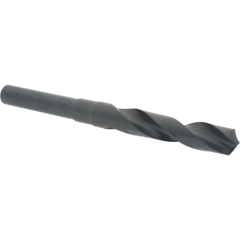 Reduced Shank Drill Bit: 0.5906'' Dia, 1/2'' Shank Dia, 118 , High Speed Steel
