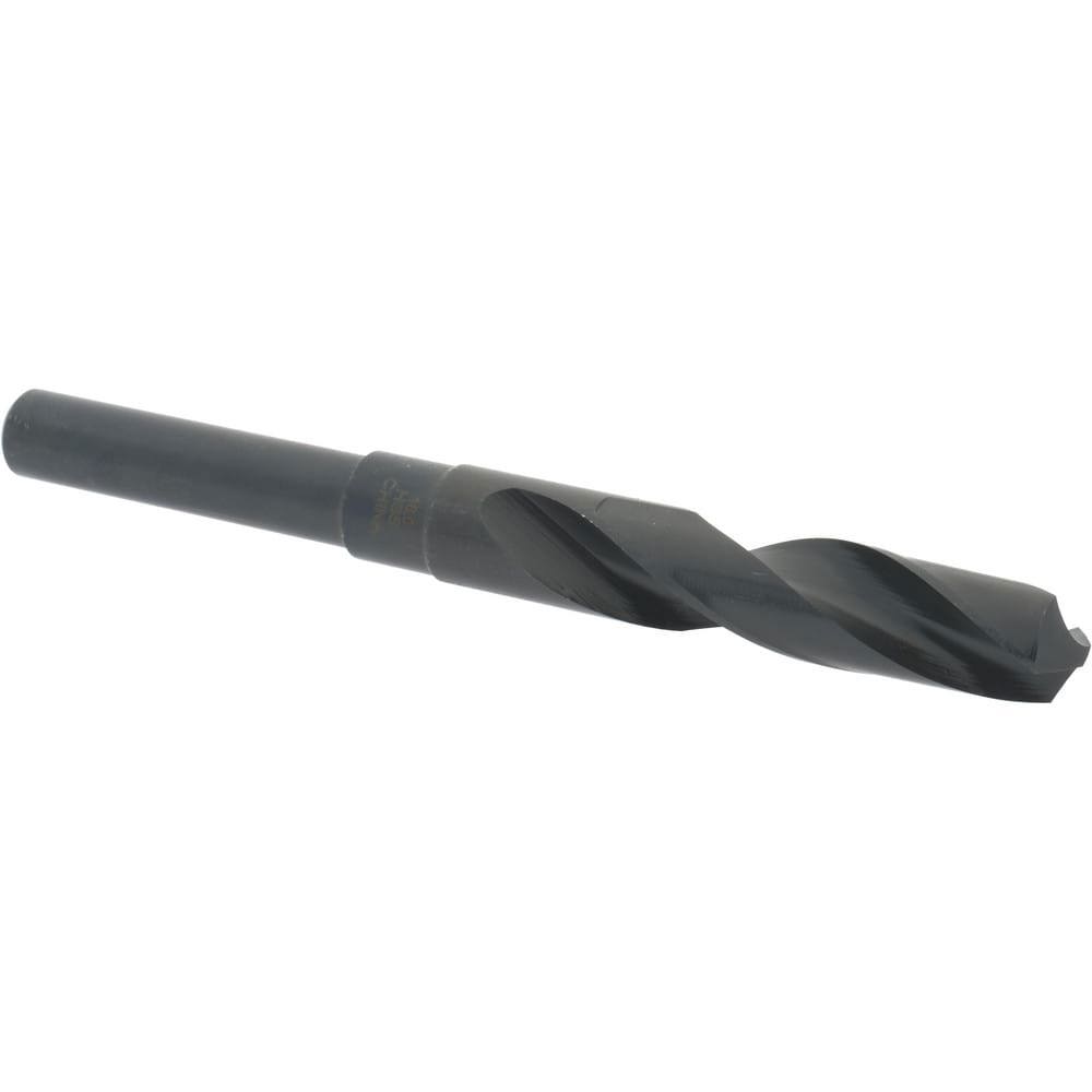 Reduced Shank Drill Bit: 0.6299'' Dia, 1/2'' Shank Dia, 118 , High Speed Steel