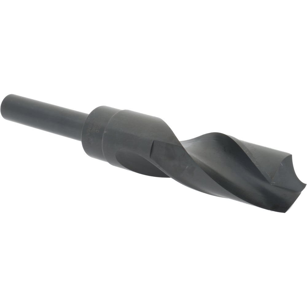 Reduced Shank Drill Bit: 0.9843'' Dia, 1/2'' Shank Dia, 118 , High Speed Steel