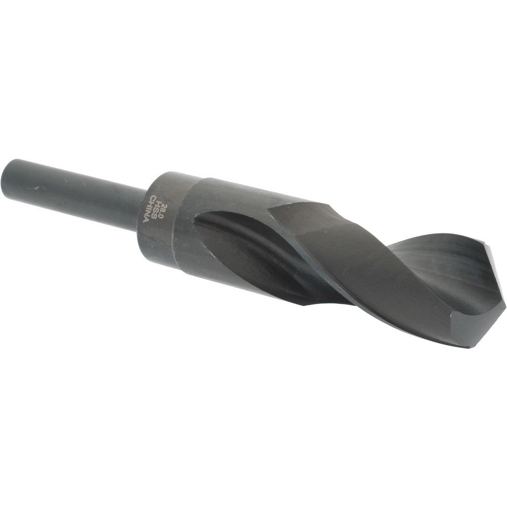 Reduced Shank Drill Bit: 1.1024'' Dia, 1/2'' Shank Dia, 118 , High Speed Steel