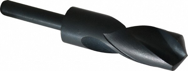 Reduced Shank Drill Bit: 1.1417'' Dia, 1/2'' Shank Dia, 118 , High Speed Steel