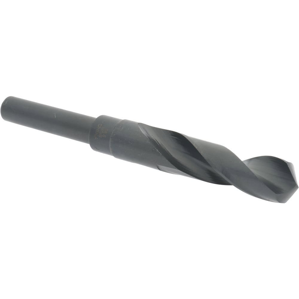 Reduced Shank Drill Bit: 0.7283'' Dia, 1/2'' Shank Dia, 118 , High Speed Steel