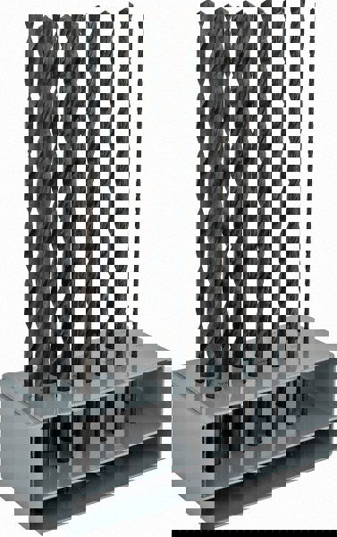 Drill Bit Set: Aircraft Extension Length Drill Bits, 13 Pc, 118 &deg;, High Speed Steel