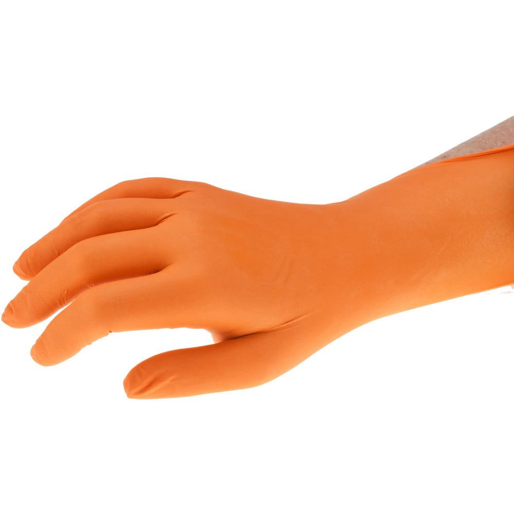 Disposable Glove: Size X-Large, 5.0 mil, Nitrile, General Purpose Grade, Powder-Free
