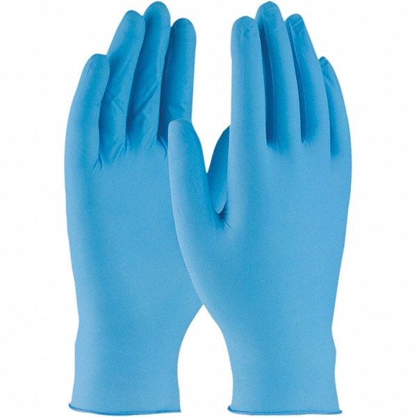 Disposable Glove: Size X-Large, 5.0 mil, Nitrile, General Purpose Grade, Powdered