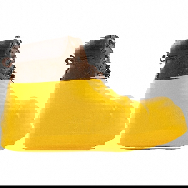Shoe Cover: Size 7 to 9, Water-Resistant, Latex, Yellow
