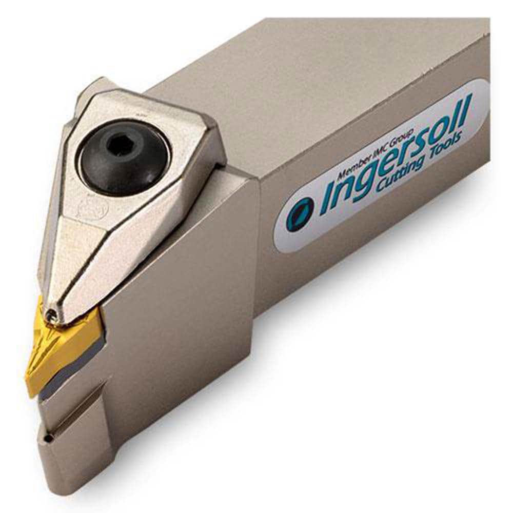 Indexable Turning Toolholders; Toolholder Style: TVJNR ; Lead Angle: 93.0 ; Insert Holding Method: Clamp ; Shank Width (Inch): 3/4 ; Shank Height (Inch): 3/4 ; Overall Length (Decimal Inch): 4.5000