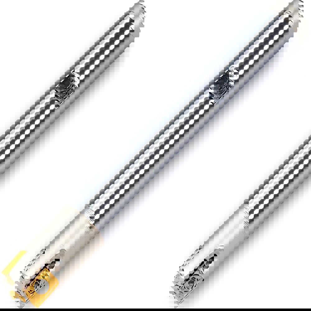 Indexable Square-Shoulder End Mills; Maximum Depth of Cut (mm): 4.83 ; Maximum Depth of Cut (Decimal Inch): 0.1900 ; Cutter Style: 12J1A ; Shank Type: Weldon Flat ; Shank Diameter (Decimal Inch): 0.5000 ; Shank Diameter (Inch): 1/2