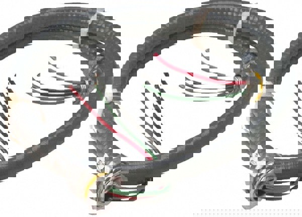 Machine Tool Wire: 8 AWG, Gray, 6' Long, Polyvinylchloride, 0.74