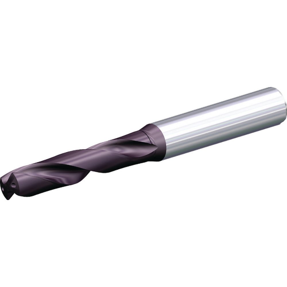 Screw Machine Length Drill Bit: 4.09 mm Dia, 140 deg Point, Solid Carbide