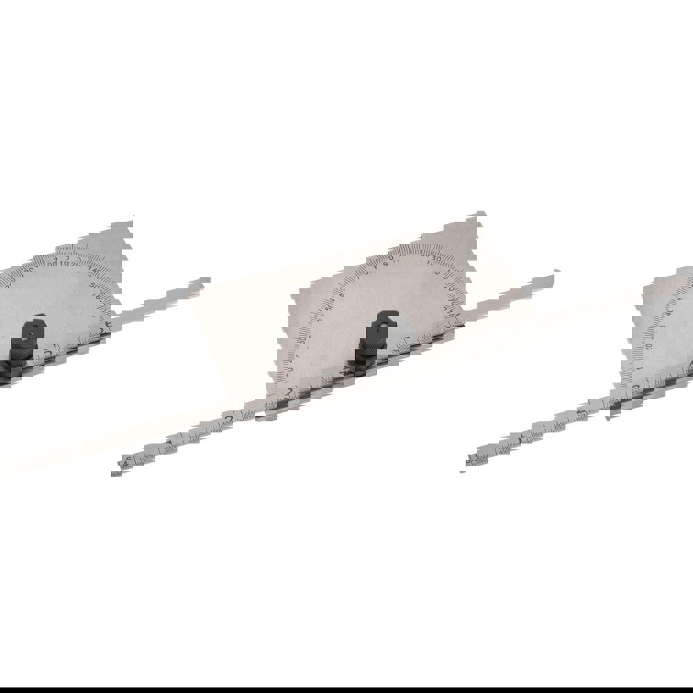Combination Protractors & Depth Gages; Gage Type: Protractor & Depth Gage; Rule Minimum Measurement (Inch): 0; Rule Maximum Measurement (mm): 150.00; Rule Maximum Measurement (Inch): 6; Angle Maximum Measurement: 180.0 ; 180.00; Rule Graduation (Inch): 1