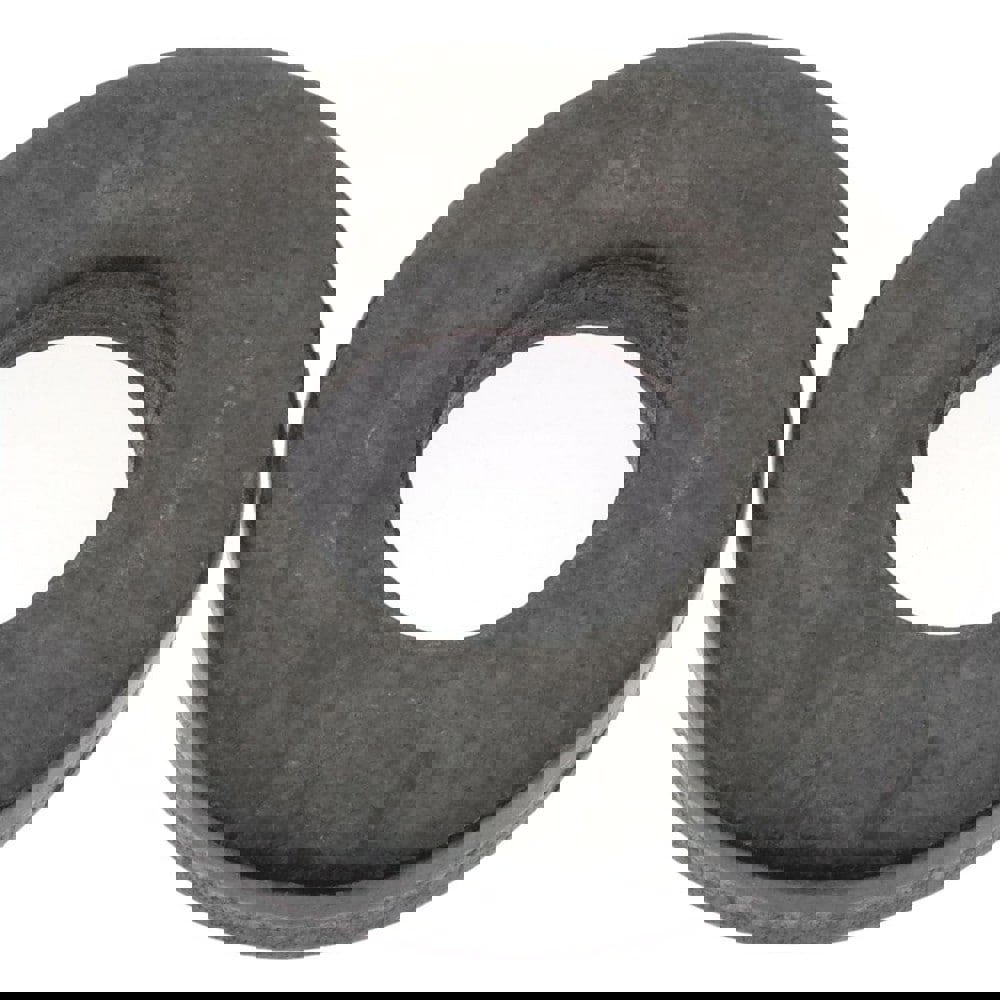 M6 Screw Standard Flat Washer: Case Hardened Steel, Black Oxide Finish