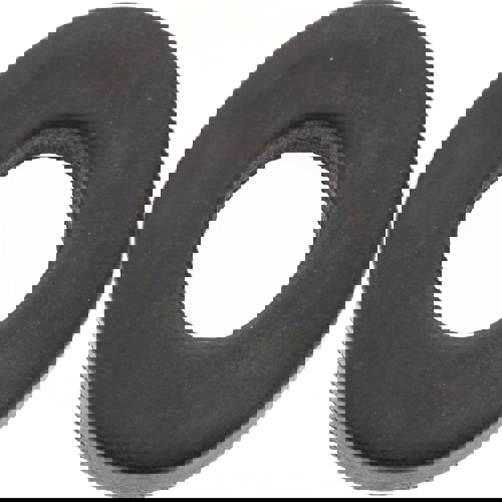 M10 Screw Standard Flat Washer: Case Hardened Steel, Black Oxide Finish