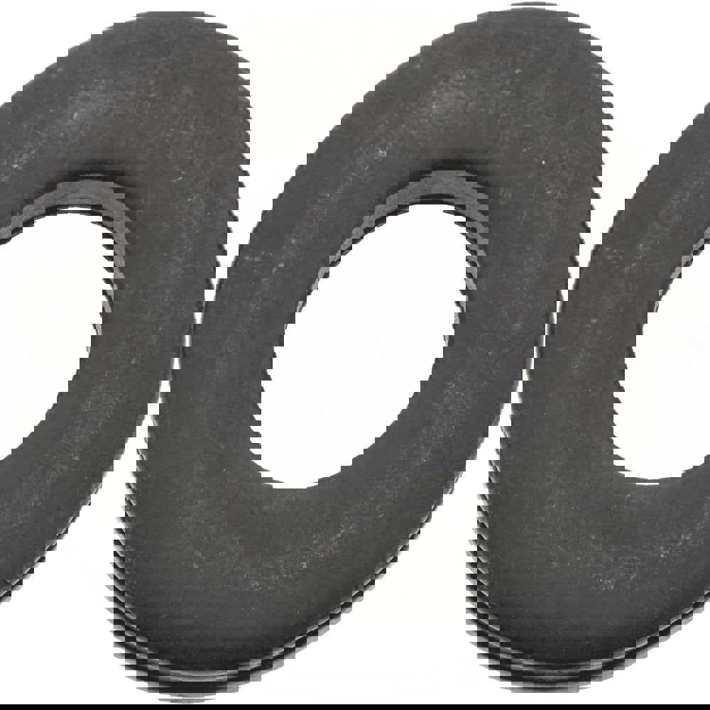 M12 Screw Standard Flat Washer: Case Hardened Steel, Black Oxide Finish