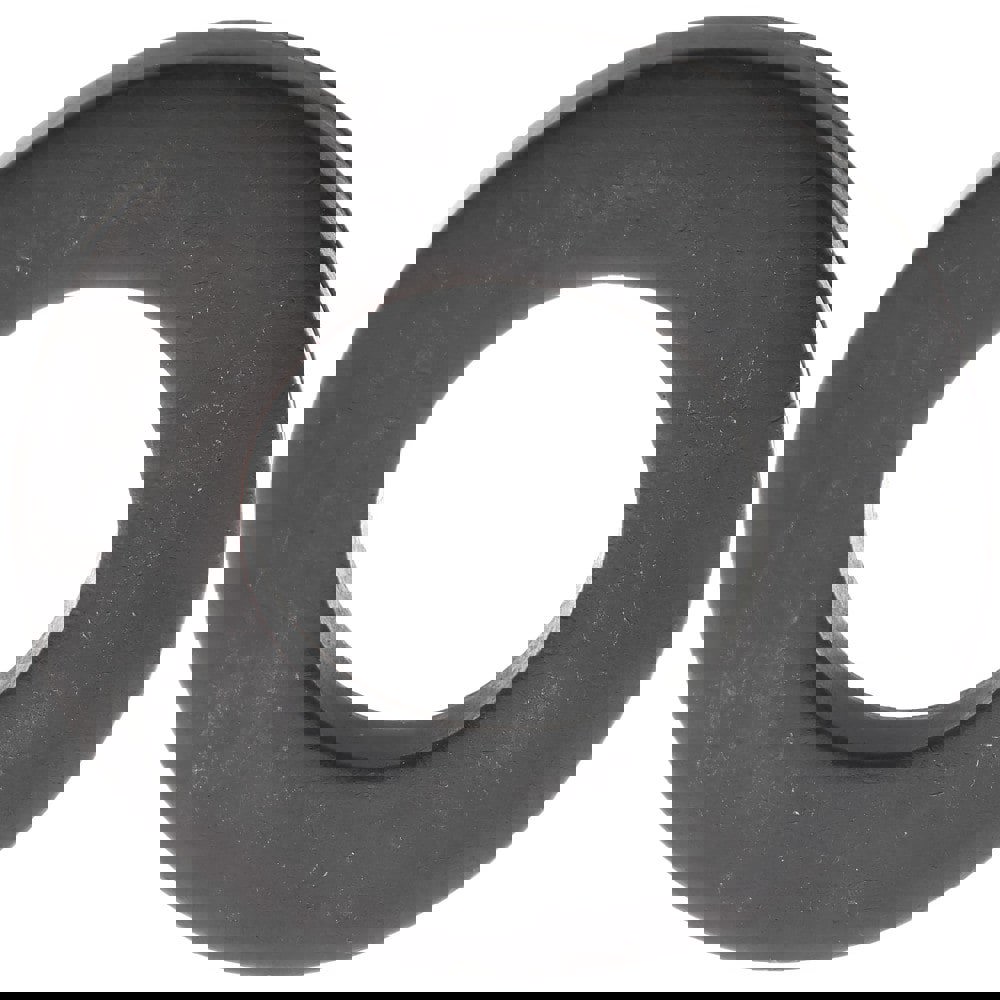 M20 Screw Standard Flat Washer: Case Hardened Steel, Black Oxide Finish