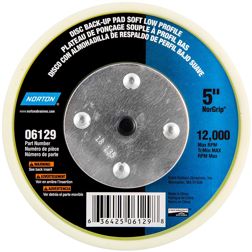 Disc Backing Pad: Hook & Loop