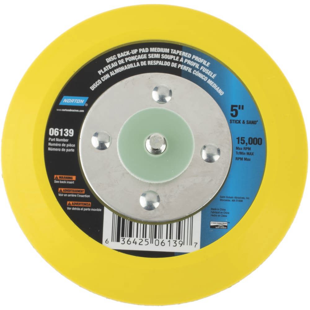 Disc Backing Pad: Adhesive & PSA